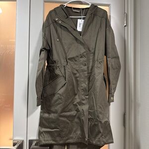 Ted Baker Oversized Heavy Cotton Twill Parka